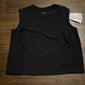 Athleta Women's Seasoft Black Sleeveless Top NWT